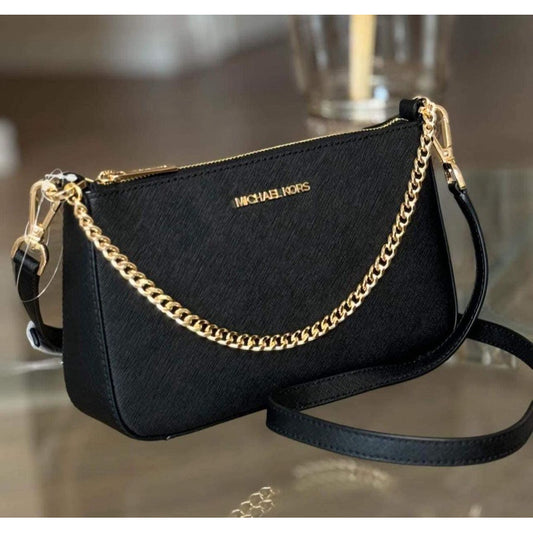 SALE! ORIG & IMPORTED MK Jet Set Medium Saffiano Shoulder Crossbody Bag in Black