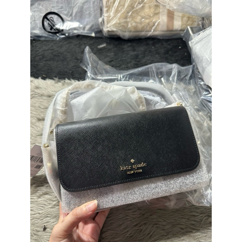 ORIG & IMPORTED KS Madison Flap Crossbody Bag in White/Black/Beige/Pink/Red