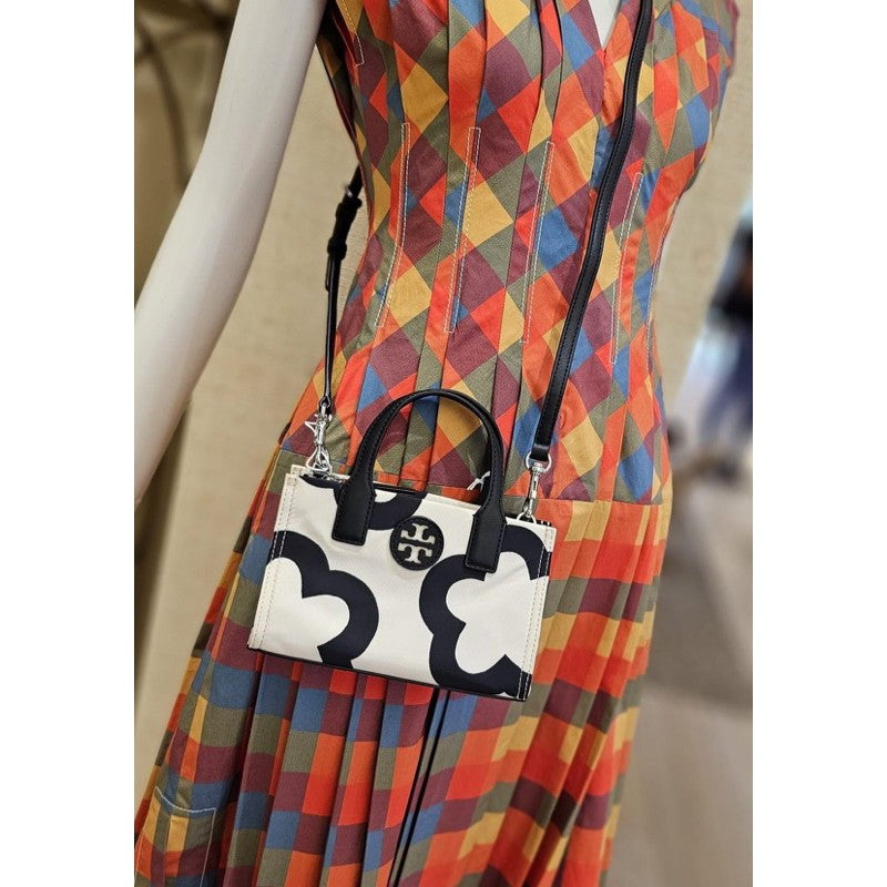 ORIG & IMPORTED TB Ella Nylon Mini Tote Bag PINK BLACK BLUE PURE