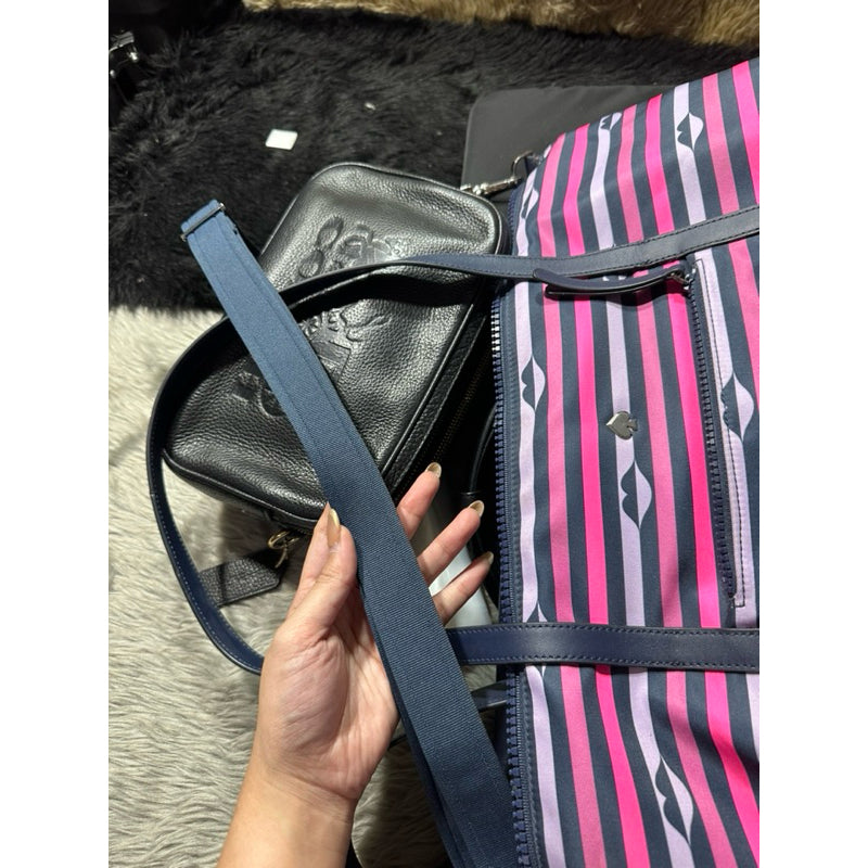 ORIG Preloved KS Jae Weekender Large Travel Nylon Pink Bag