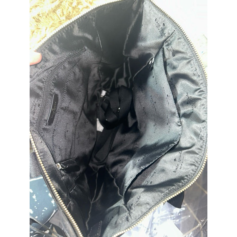 ORIG & IMPORTED KS Chelsea Convertible Backpack Black Nylon Large Bag