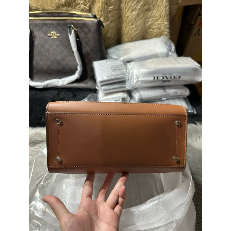 ORIG & IMPORTED KS Ellie Canvas Small Tote Brown/Black Bag