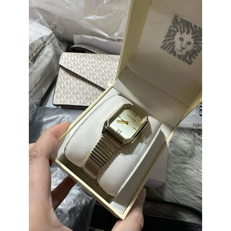 ORIG & IMPORTED AK Klein Women's Gold Bracelet Watch AK/3980CHGB