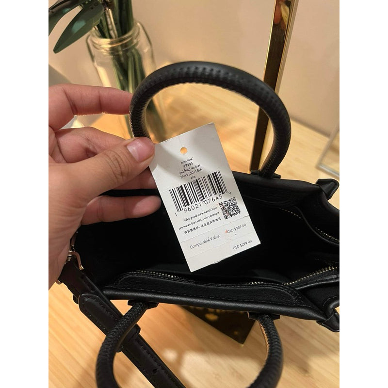 ORIG & IMPORTED KS Ella Mini Tote Bag in PINK / BLACK