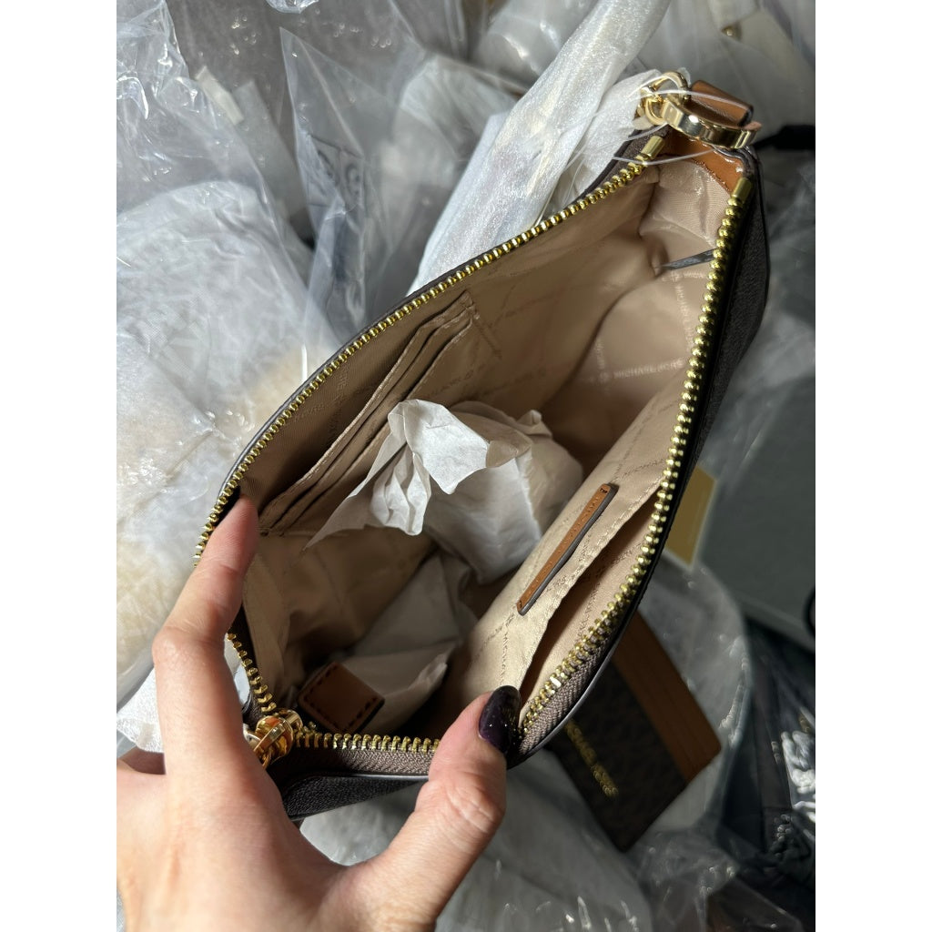 ORIG & IMPORTED MK Jet Set Medium Shoulder Chain and Crossbody Bag Brown
