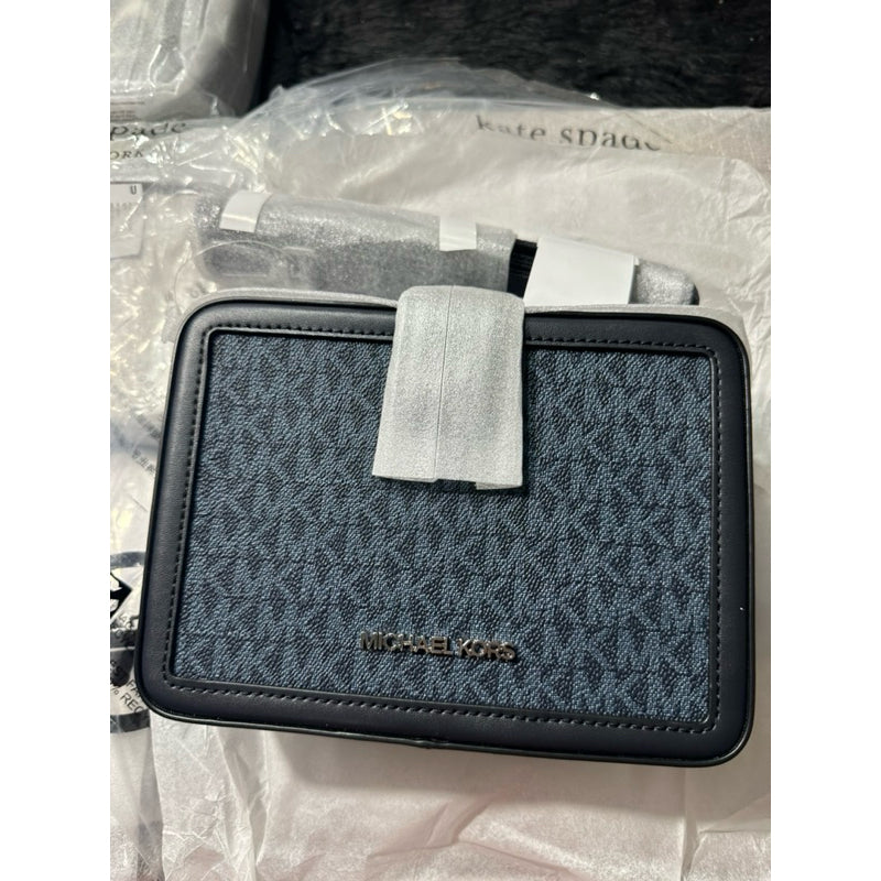 ORIG & IMPORTED MK Cooper BLUE Box Top Handle Crossbody Men's Bag