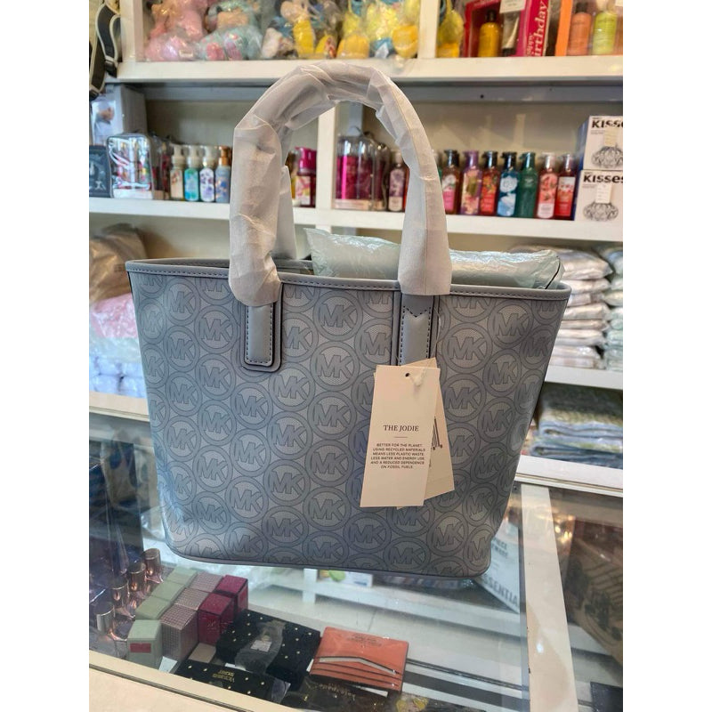 MK Jodie Small Logo Jacquard Tote Bag