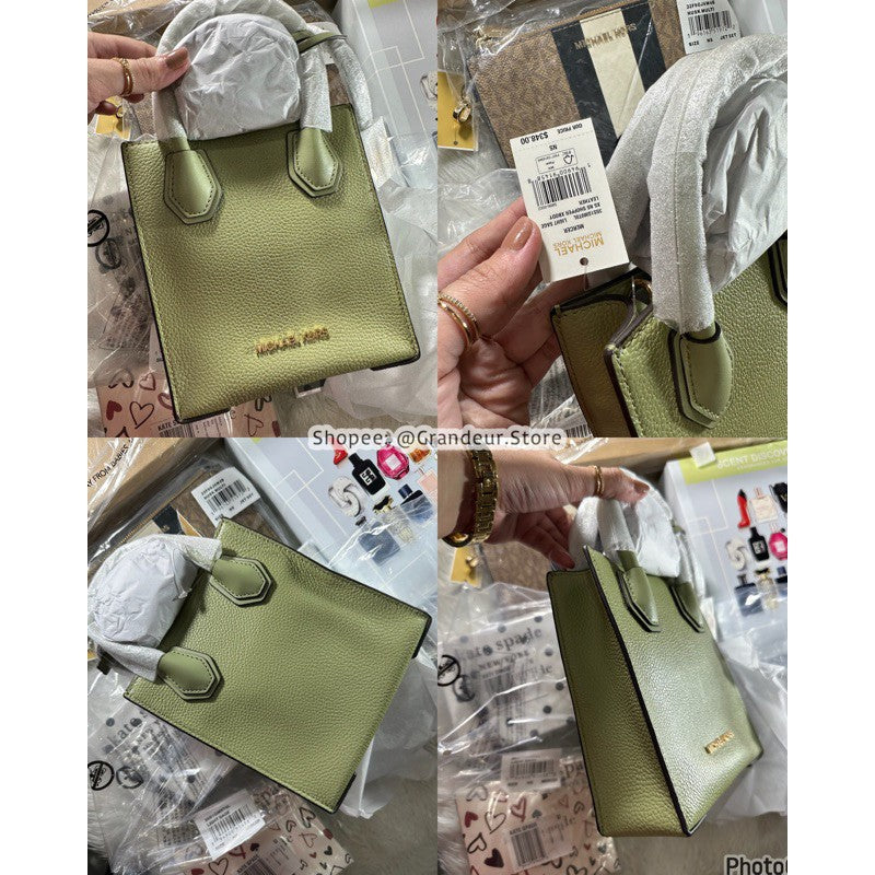 SALE! ❤️ ORIG & IMPORTED MK Mercer Extra-Small Mini Shopper Leather Crossbody Bag