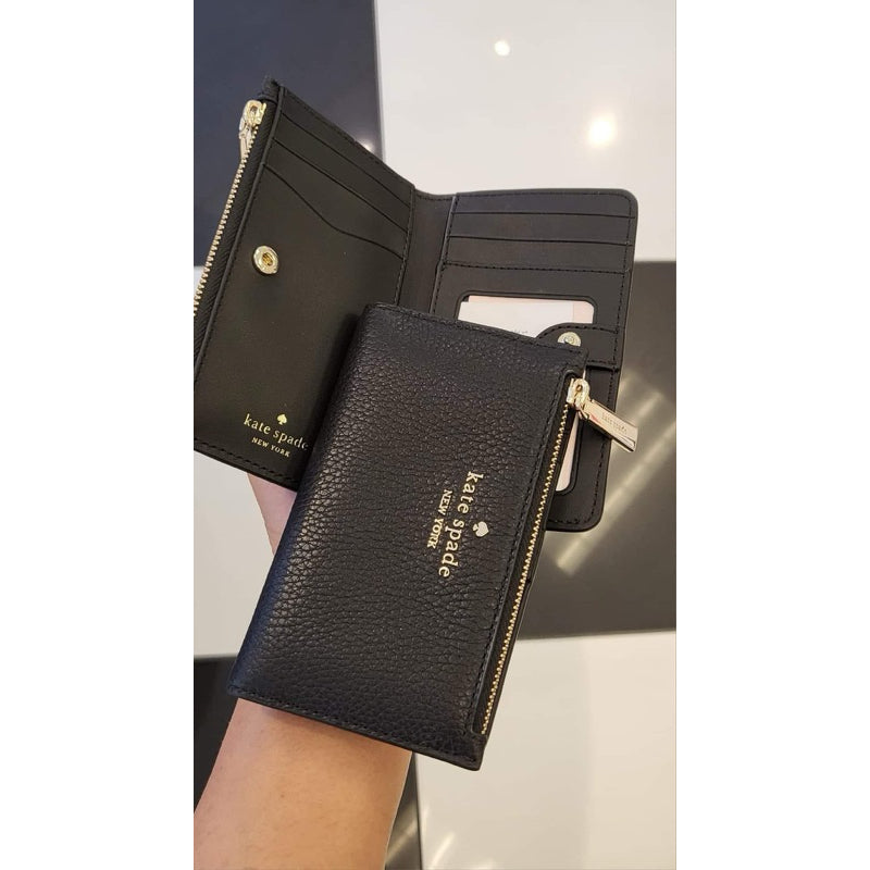 ORIG & IMPORTED KS Leila Julia Small Slim BiFold Wallet Black/Brown/Pink/White