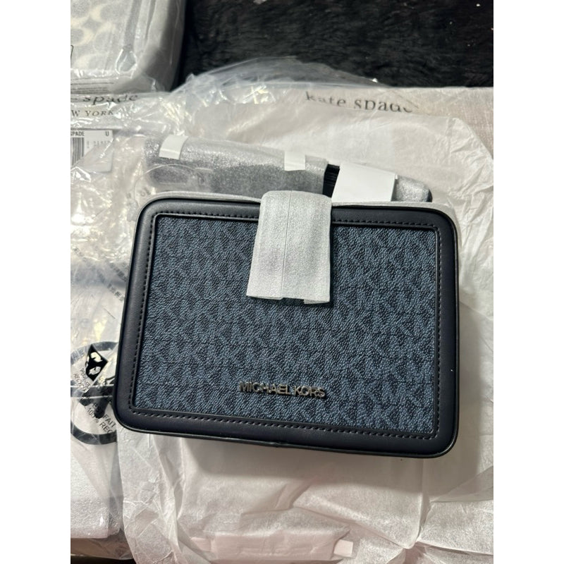 ORIG & IMPORTED MK Cooper BLUE Box Top Handle Crossbody Men's Bag