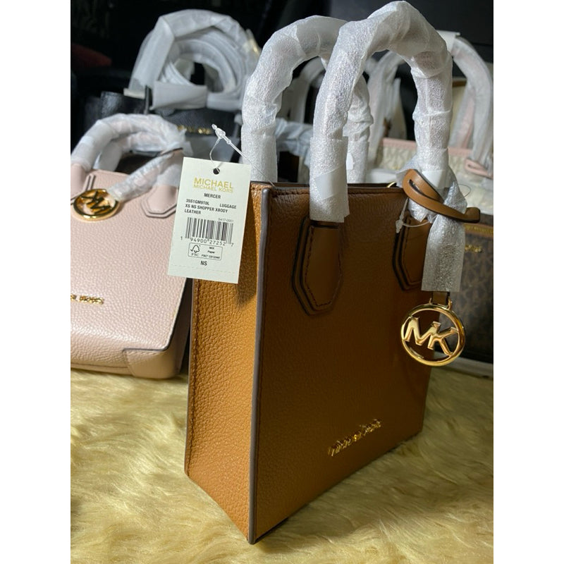 SALE! ❤️ ORIG & IMPORTED MK Mercer Extra-Small Mini Shopper Leather Crossbody Bag