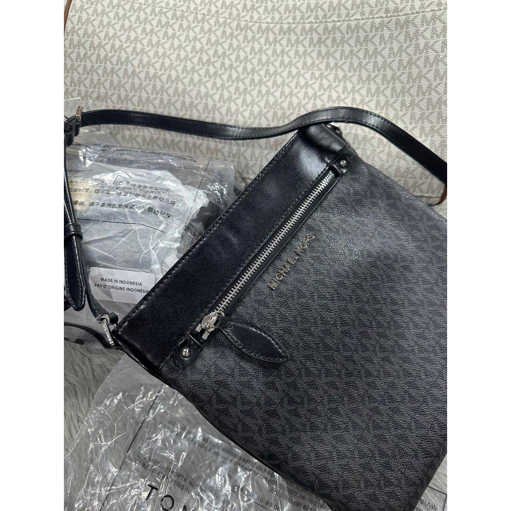 ORIG PRELOVED  MK Connie Slim File Crossbody Bag MonoBlack