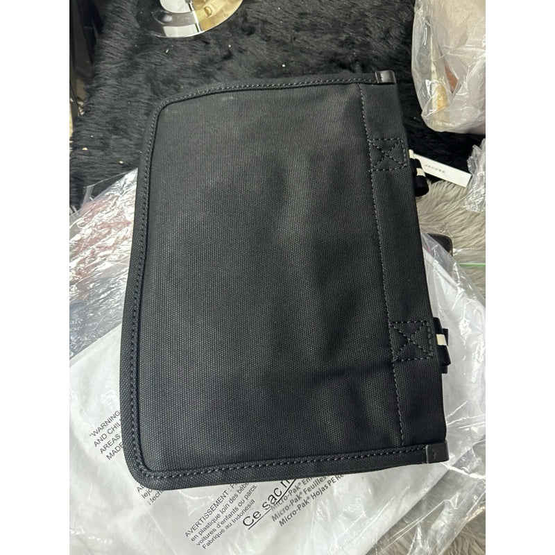 ORIG & IMPORTED MJ Signet Canvas Medium Tote Bag Black