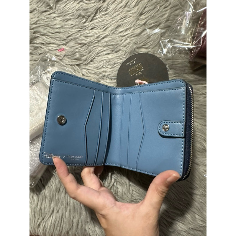 ORIG & IMPORTED Disney X KS Alice In Wonderland Small Bifold Wallet Blue