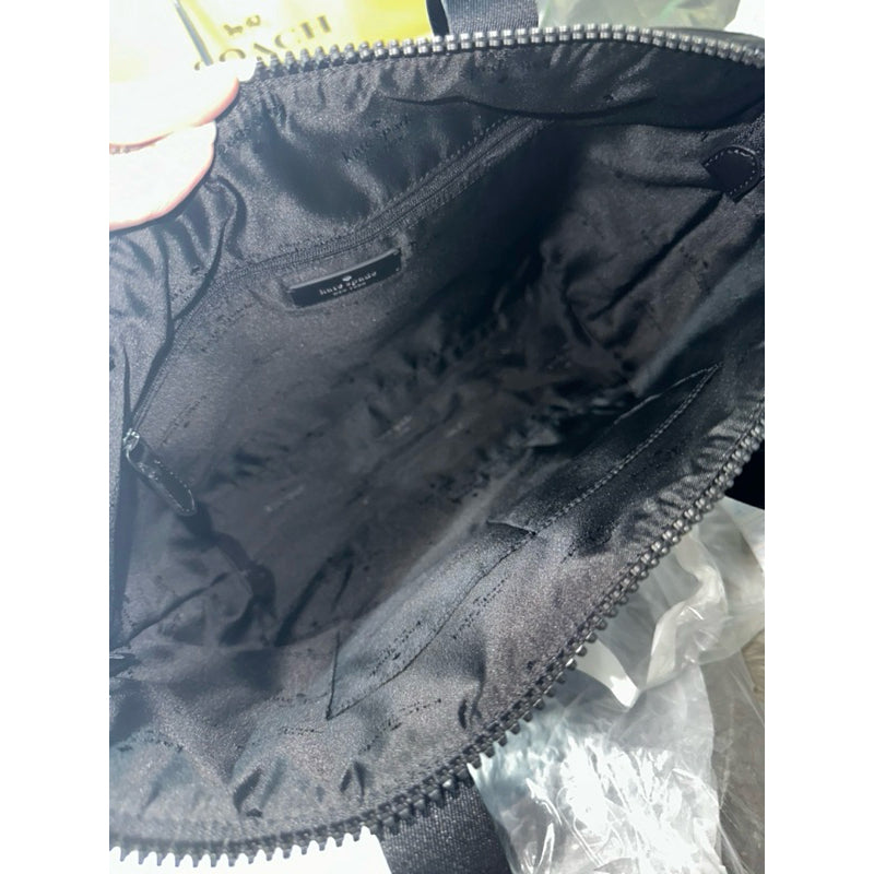 ORIG & IMPORTED KS Camden Quilted Medium Tote Black Bag
