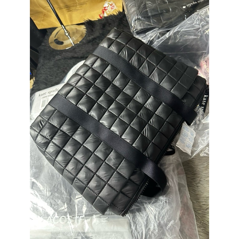 ORIG & IMPORTED KS Camden Quilted Medium Tote Black Bag