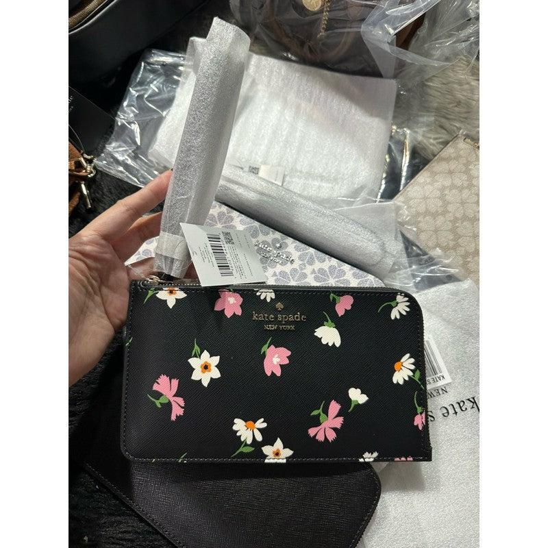 ORIG & IMPORTED KS Lucy Small & Medium L-zip Wristlet Wallet