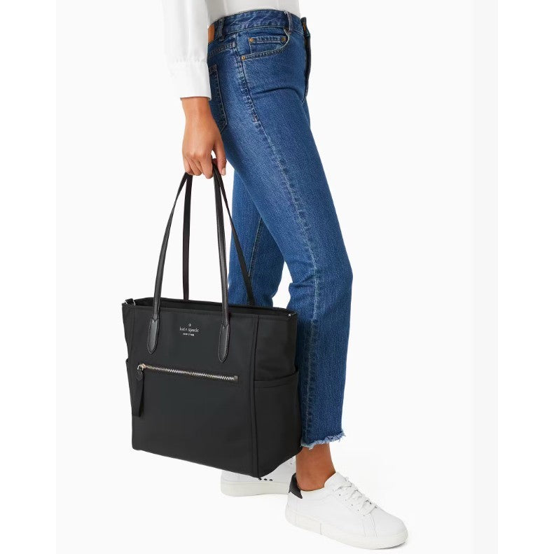 ORIG & IMPORTED KS Chelsea Nylon Baby Bag Black