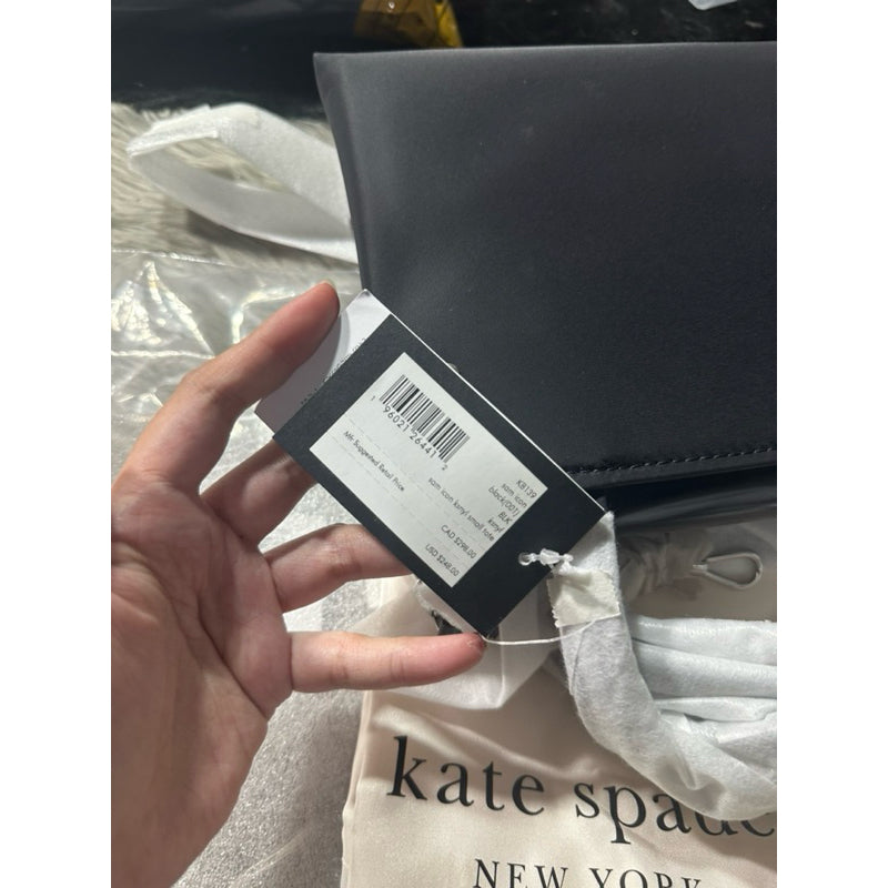 ORIG & IMPORTED KS Retail Sam Icon KSNYL Nylon Small Tote Black Bag