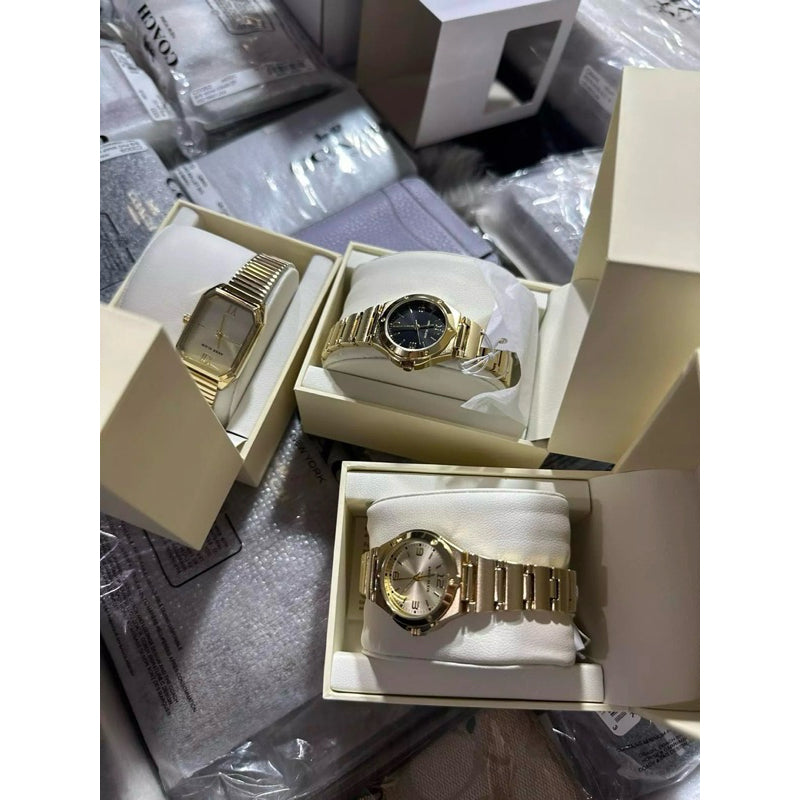 ORIG & IMPORTED AK Klein Women's Gold Bracelet Watch AK/3980CHGB