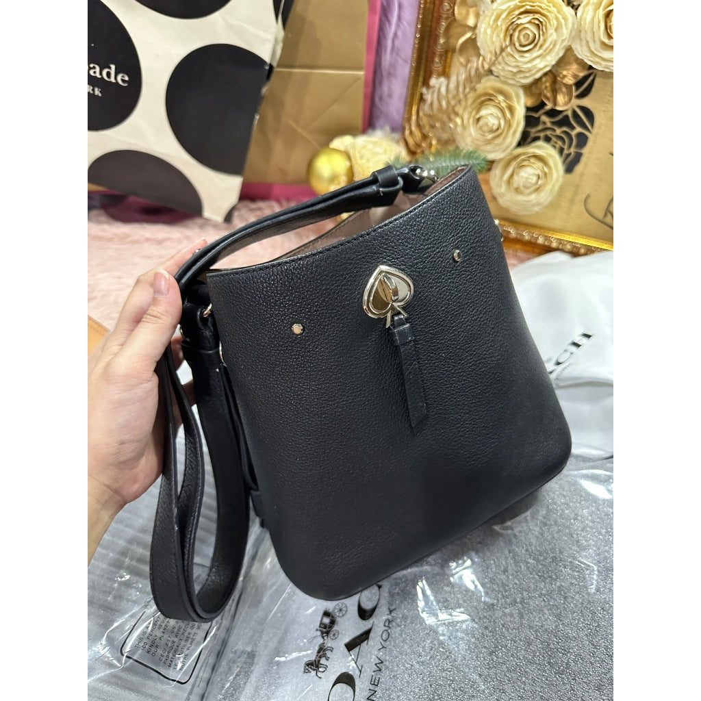ORIG Preloved KS Marti Small Bucket Black Bag
