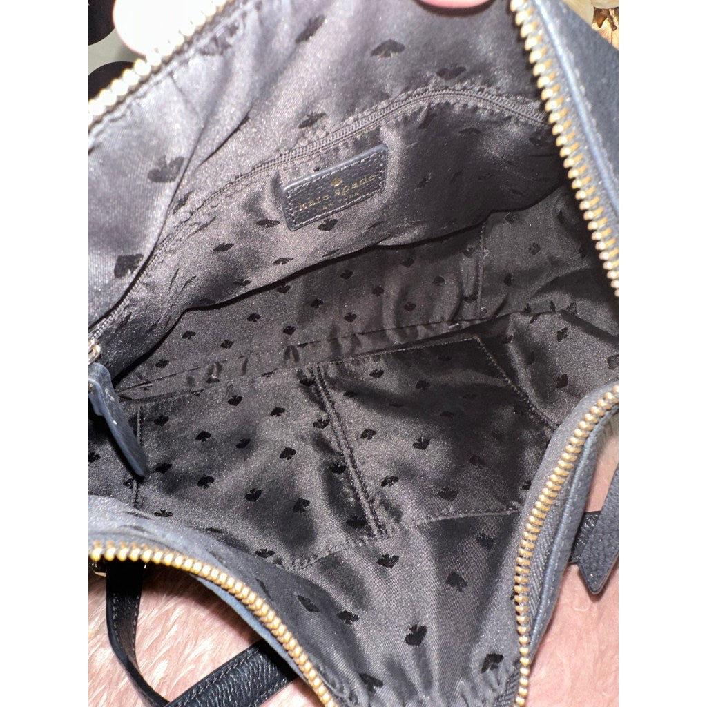ORIG Preloved KS Mulberry Street Vivian Shoulder Large Black Bag