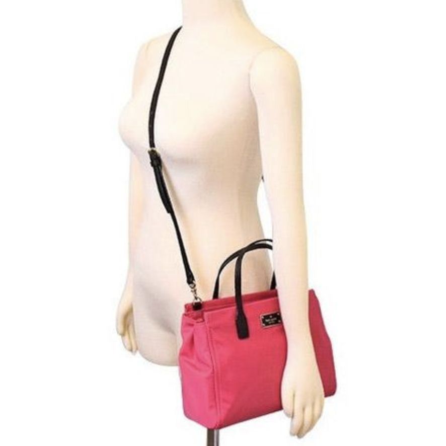 ORIG Preloved KS blake avenue small nylon tote bag red