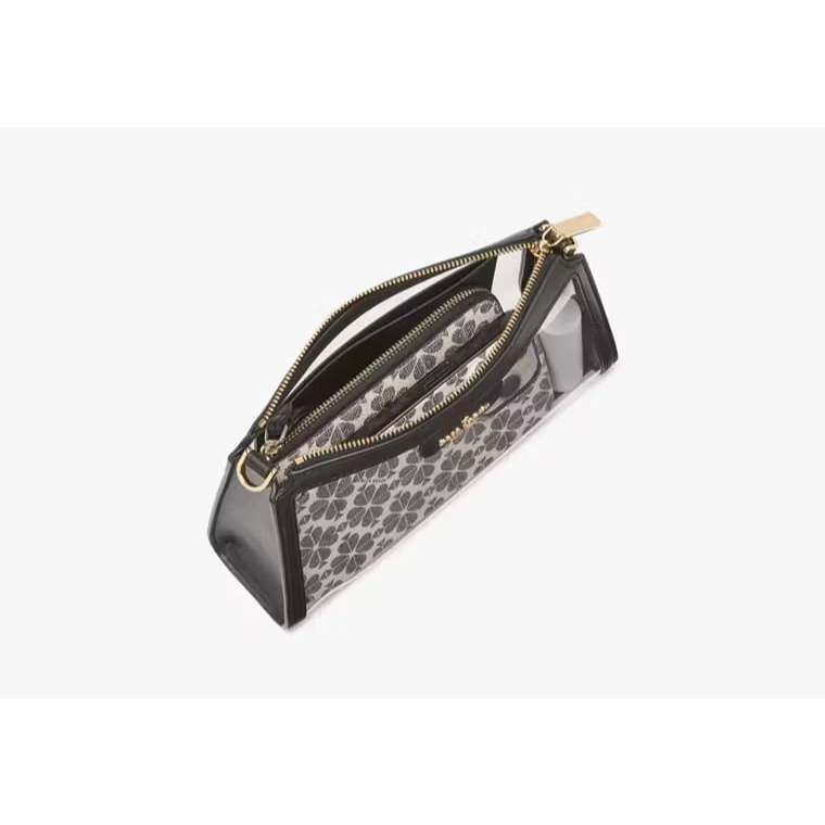 AUTHENTIC/ORIGINAL KS Clare Clear Small Crossbody Bag Black