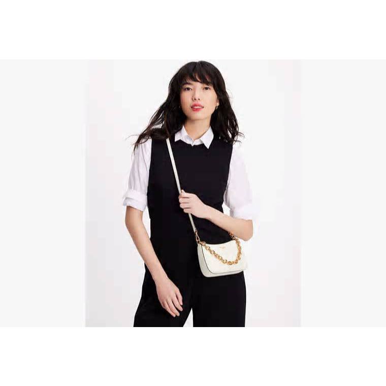 ORIG & IMPORTED KS Jolie Small Convertible Crossbody White Bag