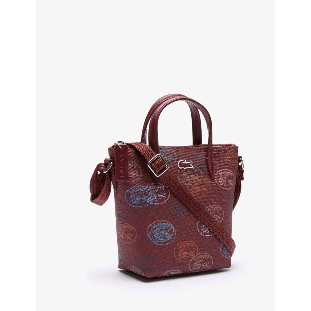 ORIG Preloved LCT Concept Croc Women's Burgundy Mini Red Bag