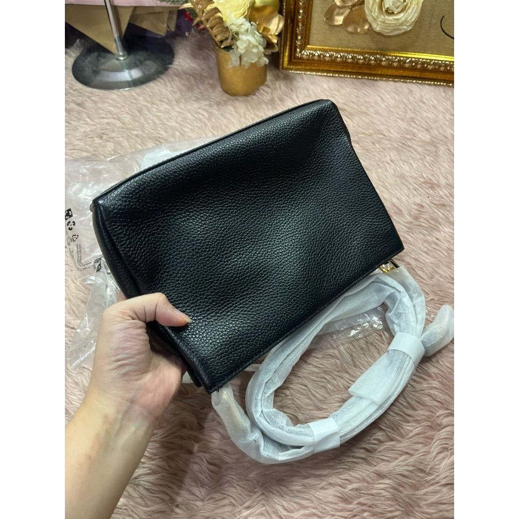 ORIG & IMPORTED MK Trisha Medium Logo Crossbody Bag Double Zip Brown Pink White Black Bag