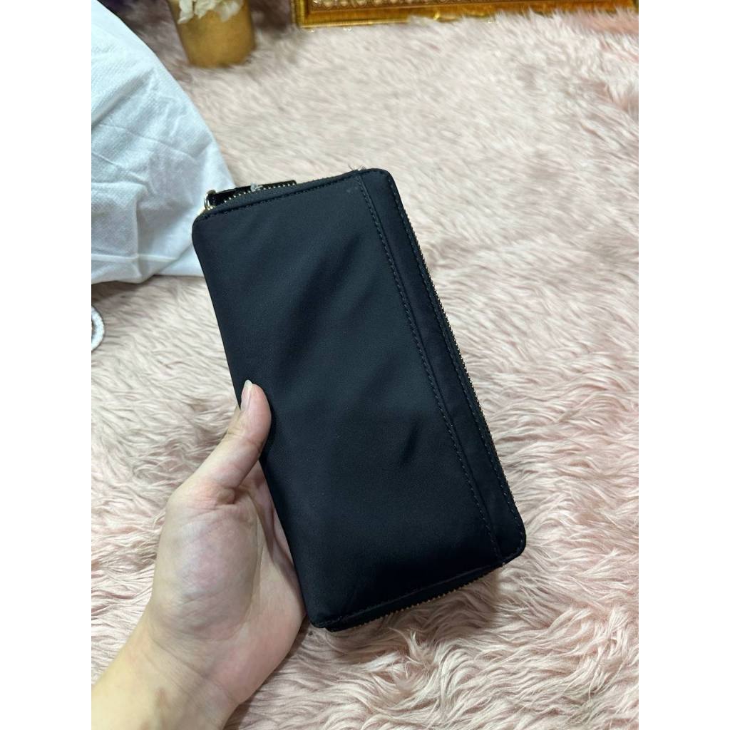 ORIG Preloved KS Blake Avenue Neda Nylon Long Black Wallet