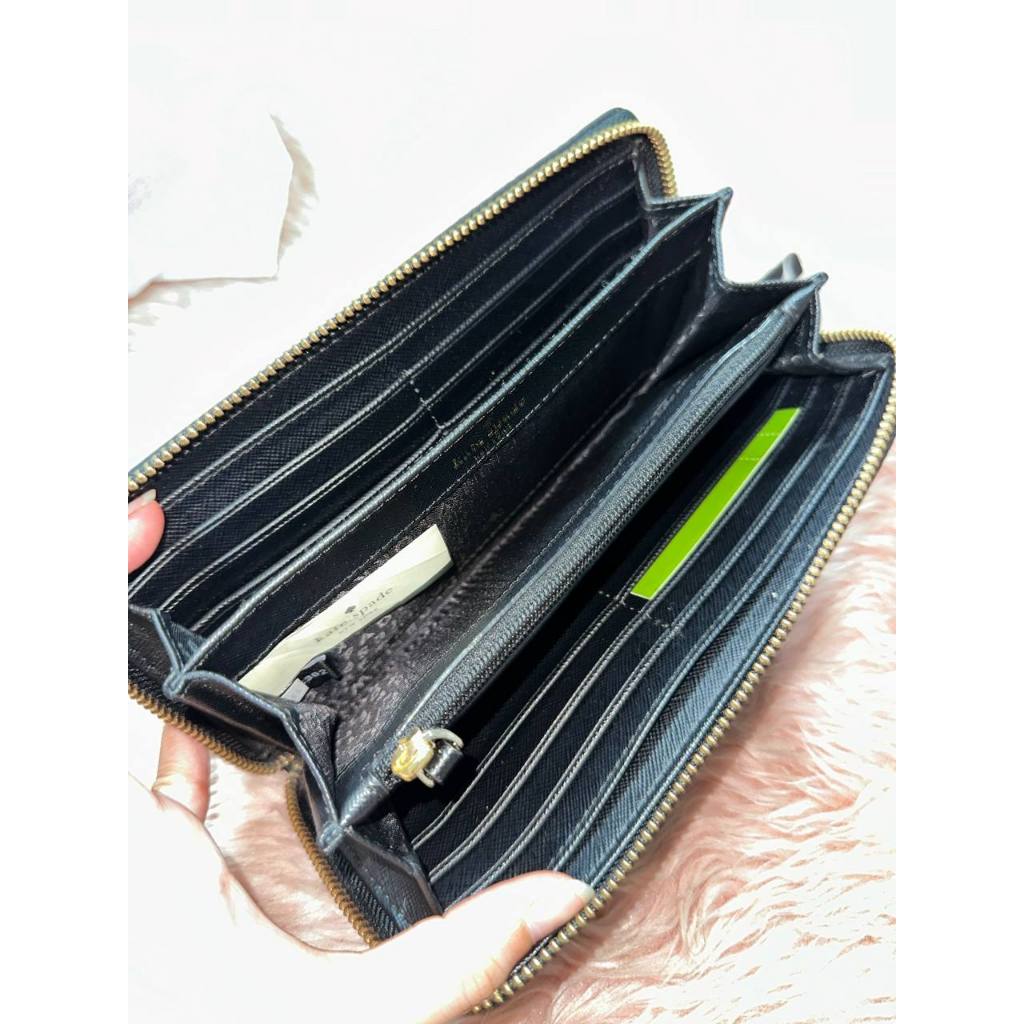 ORIG Preloved KS Blake Avenue Neda Nylon Long Black Wallet
