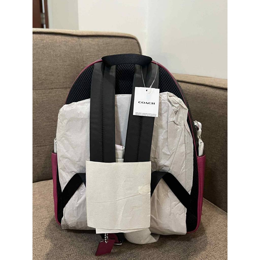 ORIG & IMPORTED CCH Medium Court Backpack In Signature Canvas Brown/Pink Bag