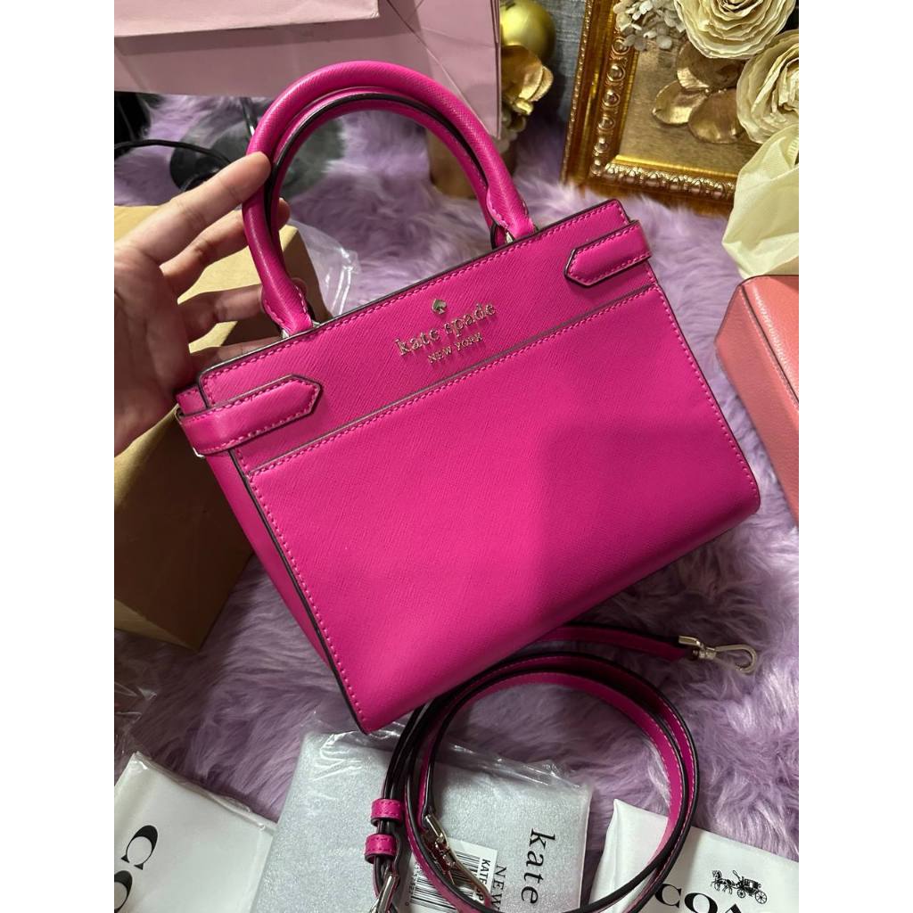 ORIG Preloved KS Staci Small Satchel Bag Pink