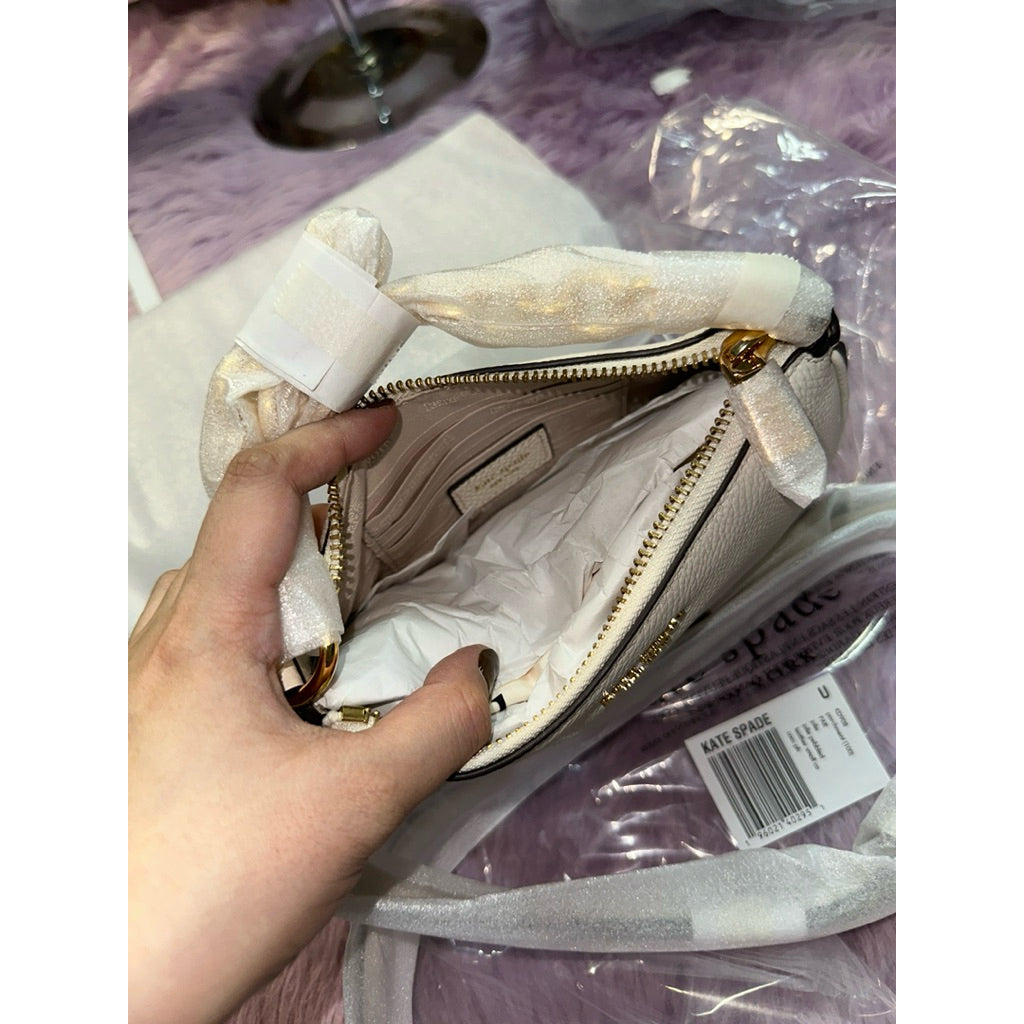 ORIG & IMPORTED KS Jolie Small Convertible Crossbody White Bag