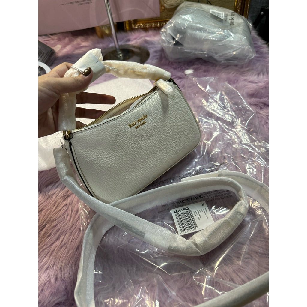 ORIG & IMPORTED KS Jolie Small Convertible Crossbody White Bag