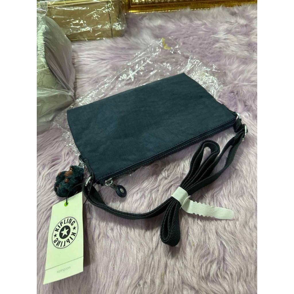 ORIG & IMPORTED Kipling Mikaela Crossbody Small Nylon Blue Bag