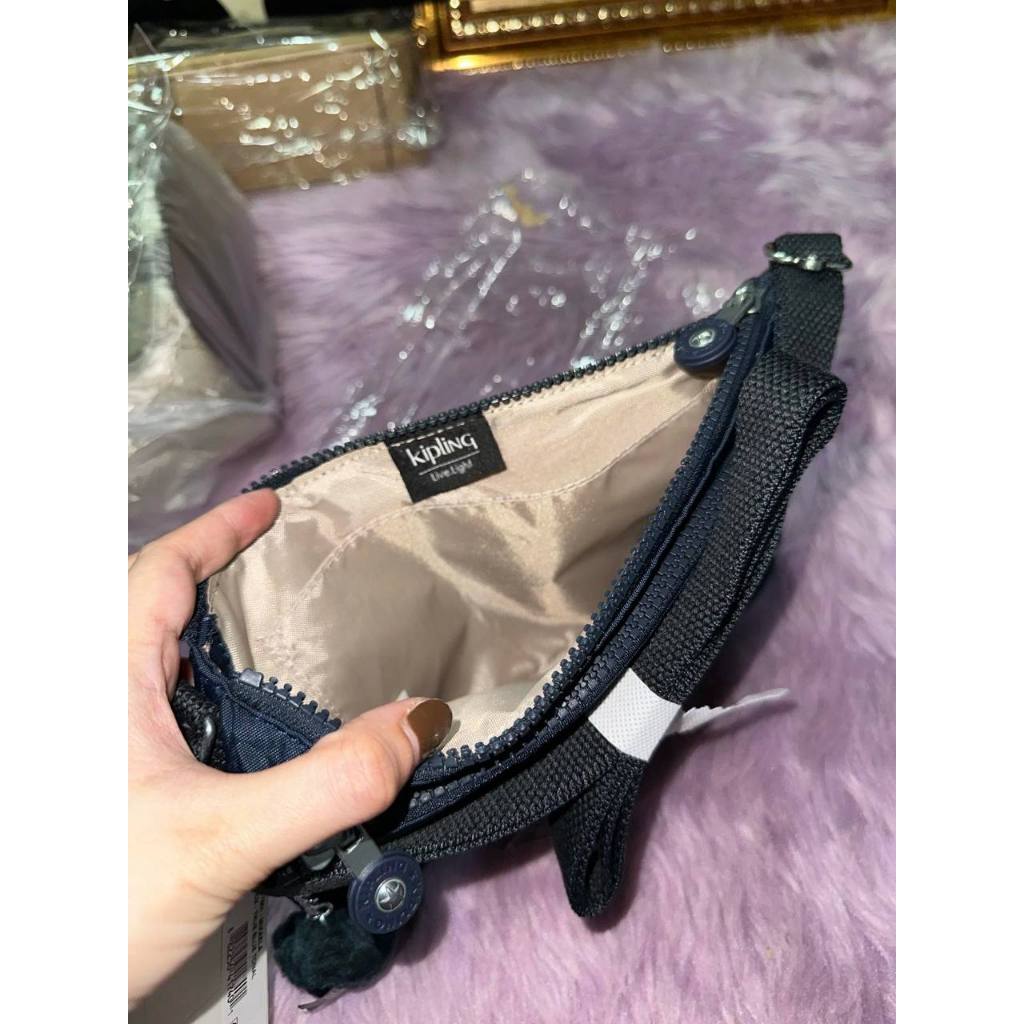 ORIG & IMPORTED Kipling Mikaela Crossbody Small Nylon Blue Bag