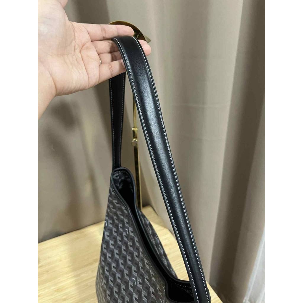 ORIG Preloved Cristy Ng Alesso Large Hobo Bag Black