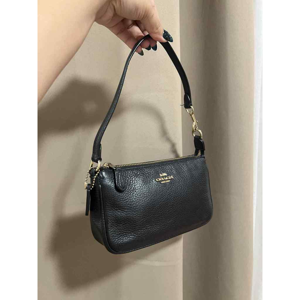 ORIG Preloved RARE CCH Nolita 19 Pebbled Black Wristlet Small Bag