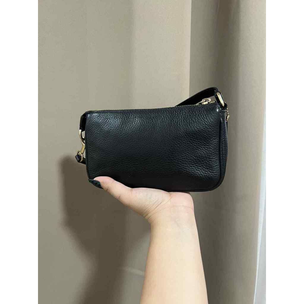 ORIG Preloved RARE CCH Nolita 19 Pebbled Black Wristlet Small Bag