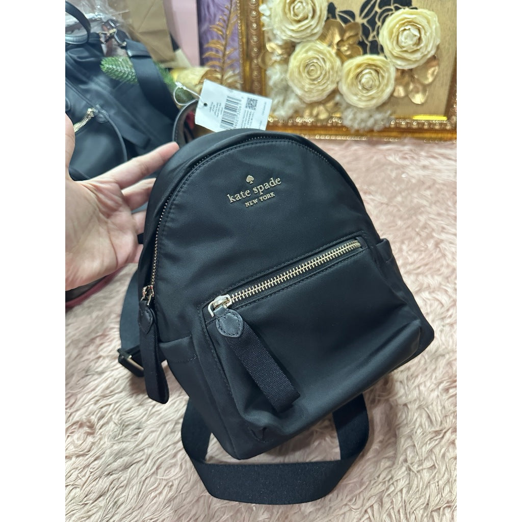 ORIG & IMPORTED KS Chelsea Mini Backpack Nylon Black Bag