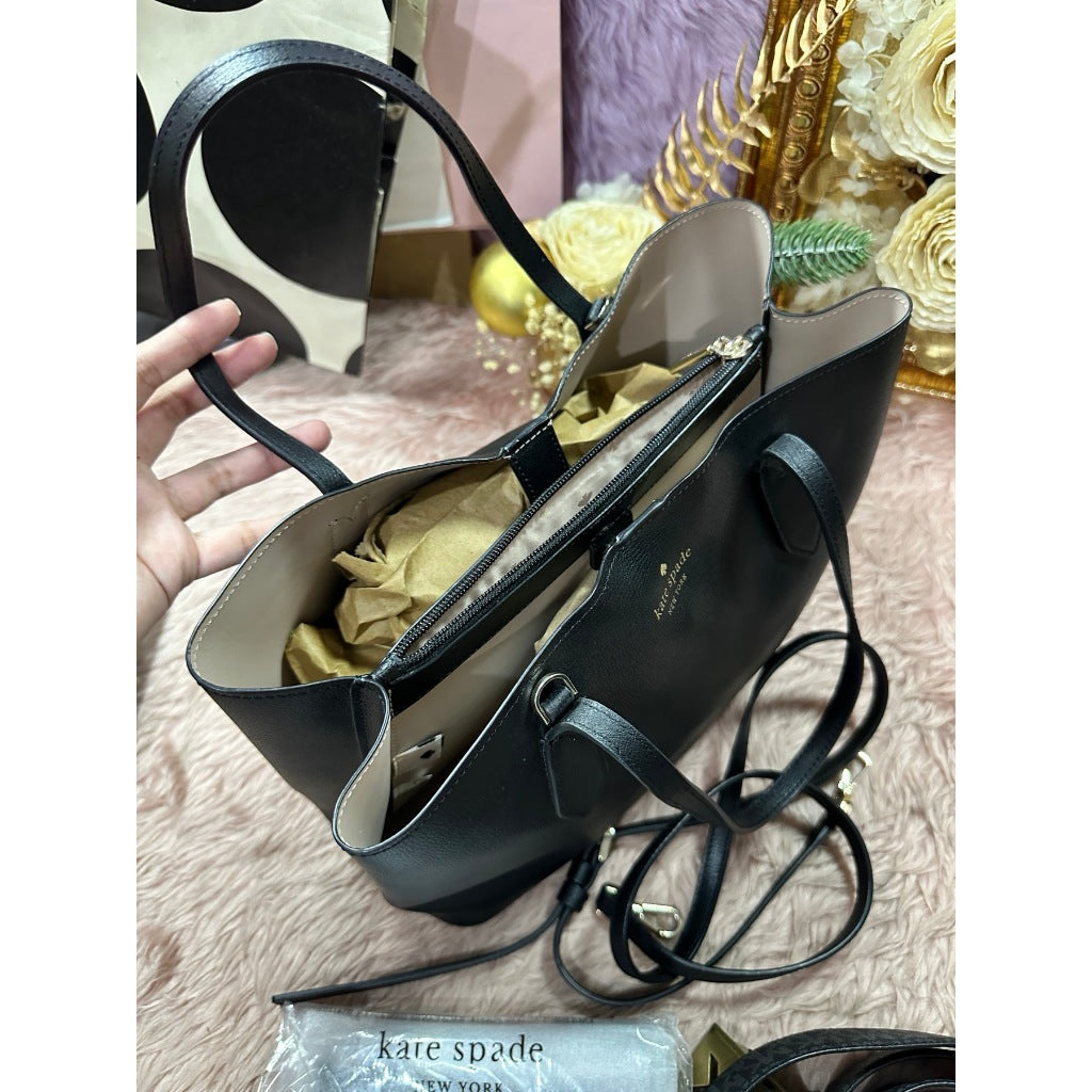 ORIG Preloved KS Harper Satchel Black Bag