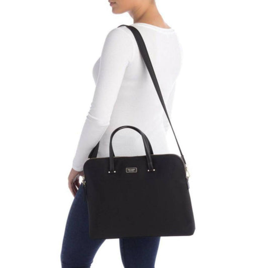 ORIG & IMPORTED KS Dawn Laptop Nylon Bag in Black