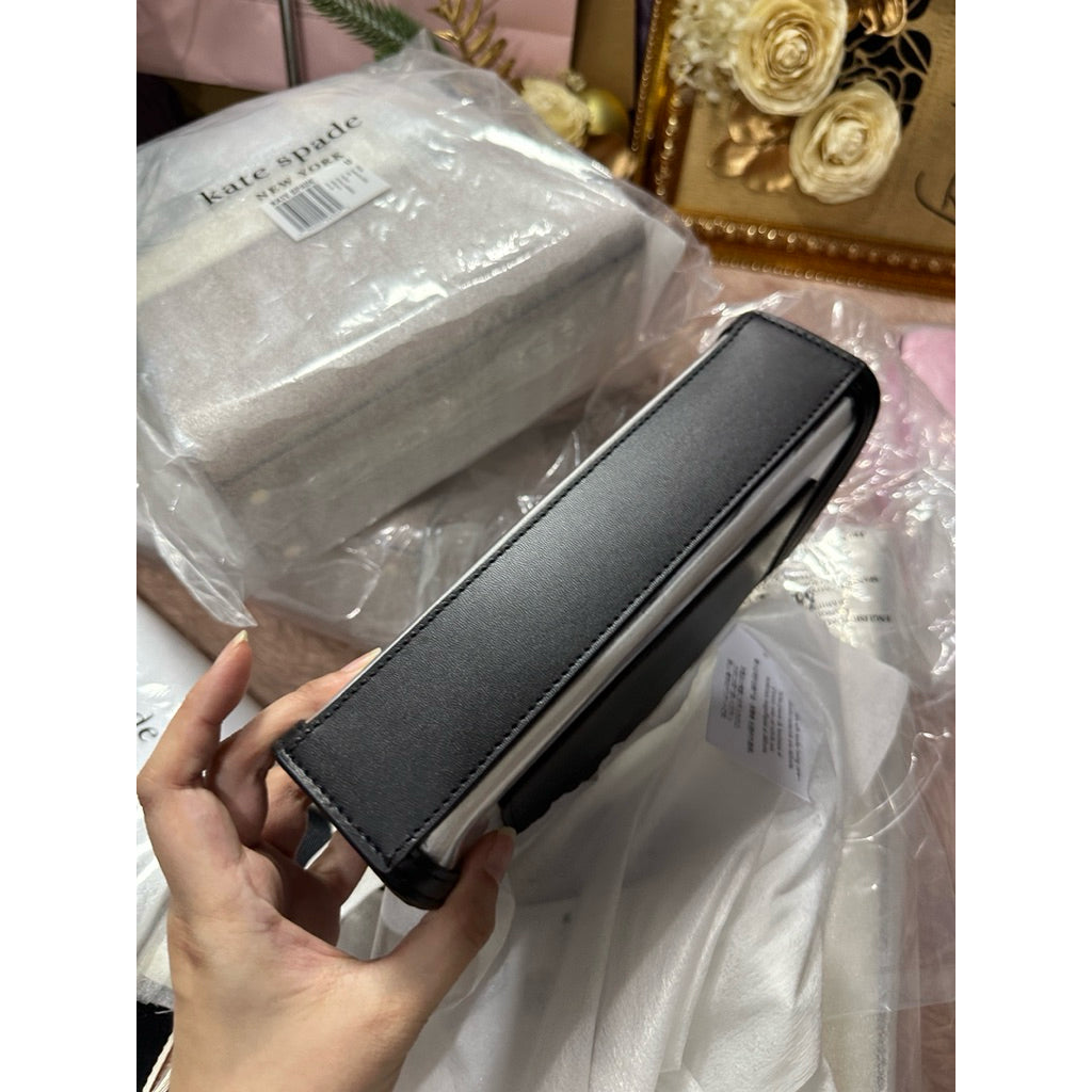 AUTHENTIC/ORIGINAL KS Clare Clear Small Crossbody Bag Black