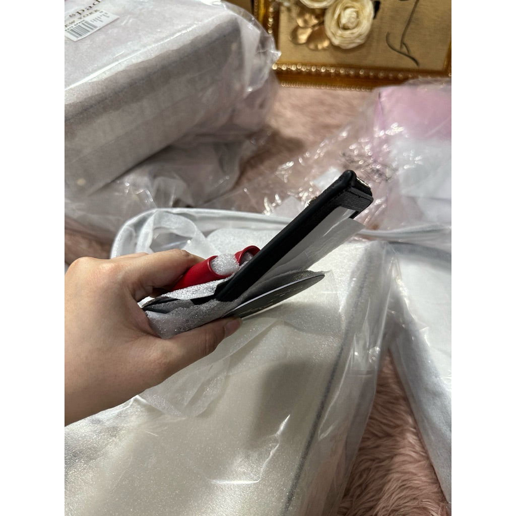 AUTHENTIC/ORIGINAL KS Disney 3d Card Case Lanyard Small Black Wallet