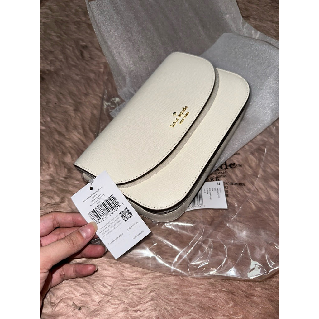 AUTHENTIC/ORIGINAL KS Kristi Crossbody Small Bag White/Black