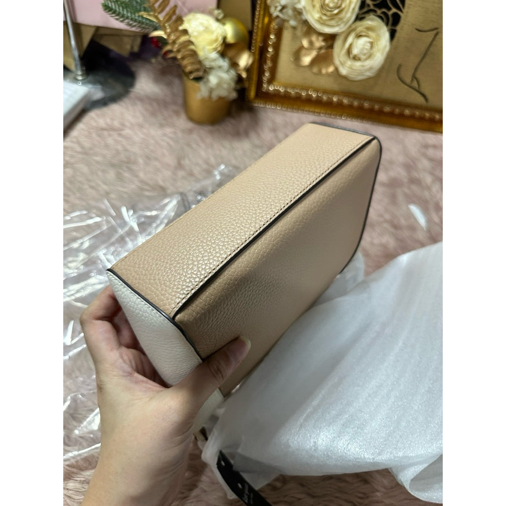 AUTHENTIC/ORIGINAL KS Monica Flap Crossbody Brown Bag