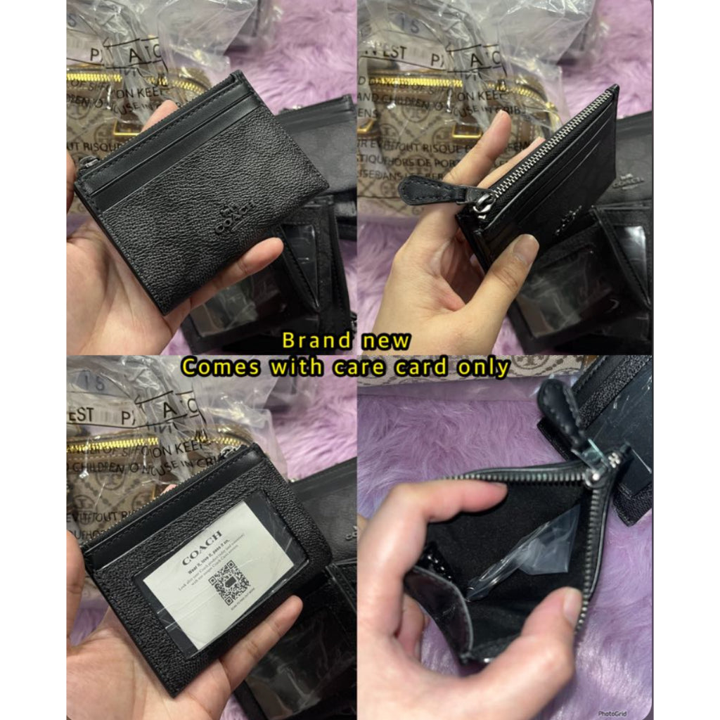 ORIG & IMPORTED Co@ch MINI SKINNY ID CASE CARD HOLDER SMALL WALLET - ORIG, US IMPORTED